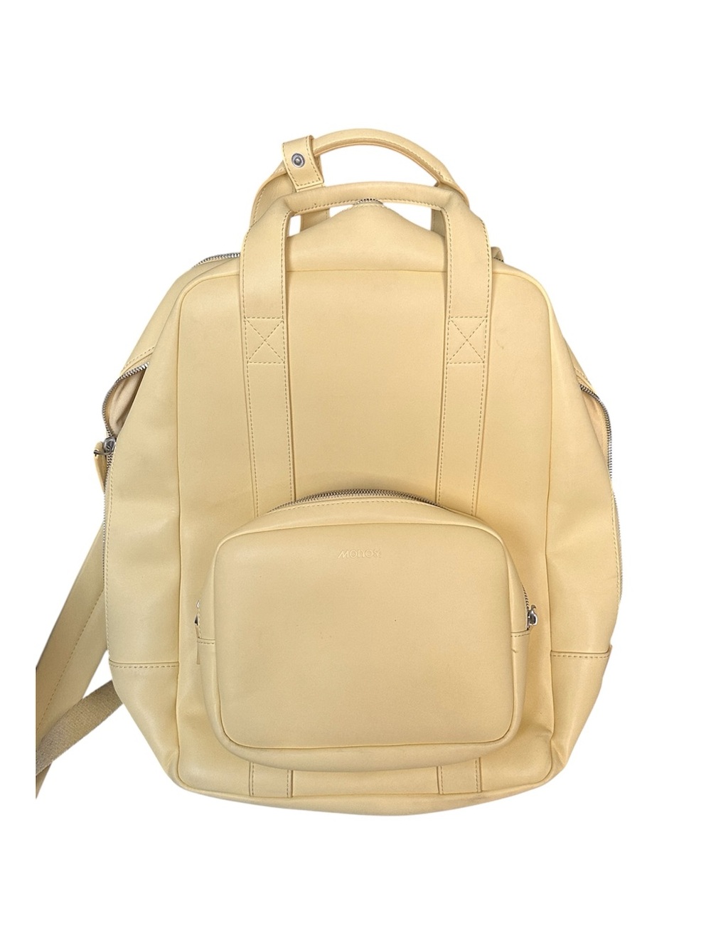 Monos x Magnolia bakery backpack yellow